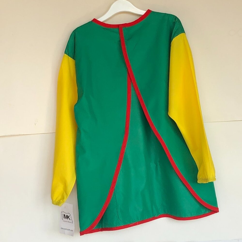 NWT Kid Long Sleeve Craft Smock Apron w/3 Pockets Made in Quebec by Creation MK - Picture 6 of 13
